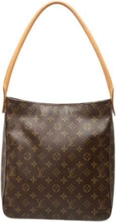 Louis Vuitton Pre-owned Vintage Schoudertas - Dames - Pre-owned - Bruin - Maat: ONE Size Leer