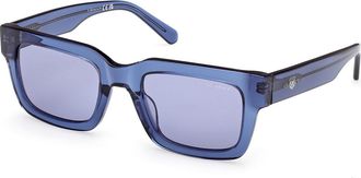 GANT GA00020 90V Mens Sunglasses Blue Size 54