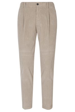 Be Able Dove Grey 1 Pinces Riccardo Wool-Blend Trousers