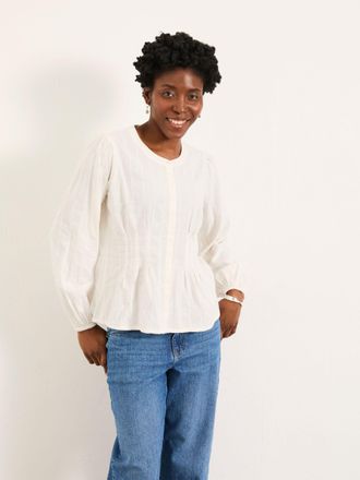 Fat Face FatFace Lara Ivory Regular Blouse