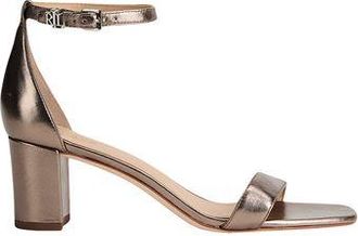 Ralph Lauren LOGAN METALLIC NAPPA LEATHER SANDAL