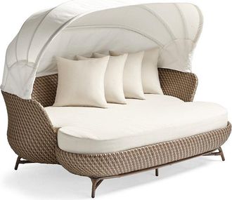 Frontgate Malia Daybed Replacement Cushion - Standard, Rumor Snow - Frontgate