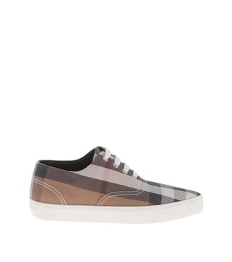 Burberry Brown Lace-up Sneakers