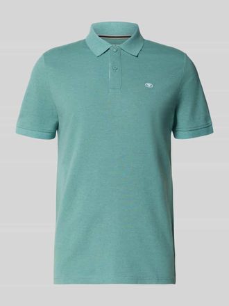 Tom Tailor Regular Fit Poloshirt aus reiner Baumwolle in Petrol, Gr&ouml;&szlig;e L