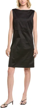 Lafayette 148 New York Sheath Bateau Neck Dress