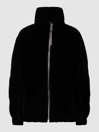 Tommy Hilfiger Daunenjacke mit Stehkragen und Rei&szlig;verschluss in Black, Gr&ouml;&szlig;e XL