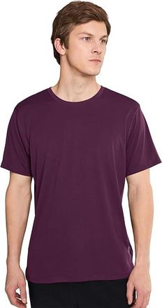 Brooks Dash Short Sleeve Mens Workout Burgundy Blaze : 2XL, Polyester