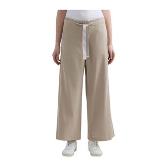 Replay W8195 Wide Trousers - female - Replay - Wide Trousers - Beige - XS - Trousers
