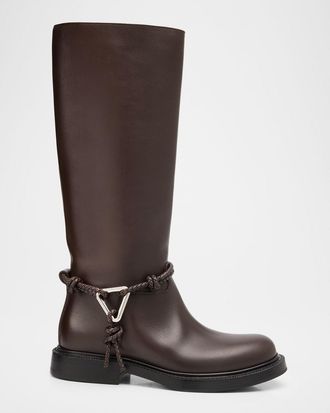 Bottega Veneta James Knee-High Leather Boots