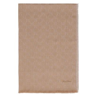 Max Mara Winter Scarves, female, Brown, Size: ONE SIZE Magico Virgin Wool Stole