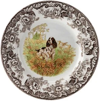 Spode Woodland Hunting Dogs 10.5 Dinner Plate in English Springer Spaniel at Nordstrom