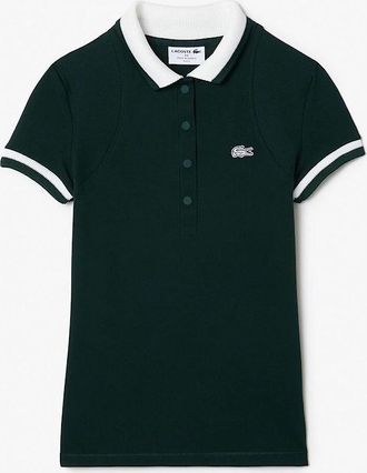Lacoste Womens Sht Sleeved - Black - Size: 14