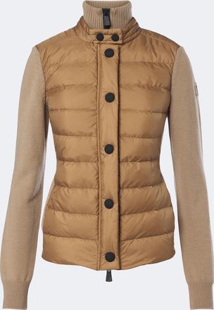 Moncler Down-paneled cardigan