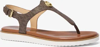 Michael Kors Val Signature Logo Thong Sandal