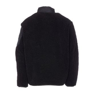 Moose Knuckles Fleece-Panel Hybrid Jacket - Black