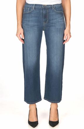 Fidelity High Wide Crop Jeans In Epic Blue