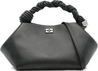 Ganni small Bou tote bag - unisex - Recycled Leather/TENCEL Lyocell (LENZING)/Polyurethane/Recycled Cotton/Cotton - One Size - Grey