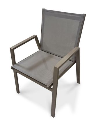 DCB Garden Dcb Garden - Floride - Sill&oacute;n De Jard&iacute;n Apilable De Aluminio Cuarzo