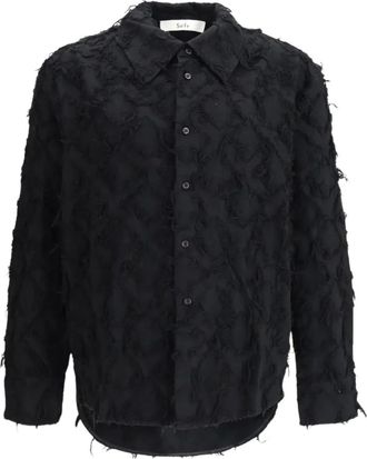 Séfr Camicia con frange - Nero