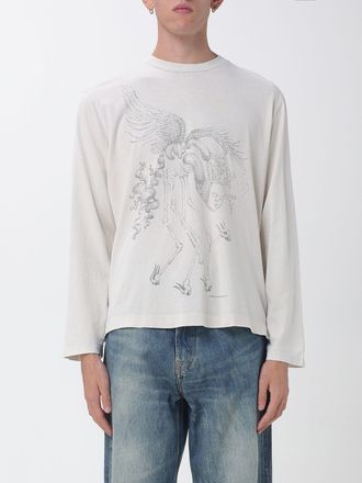 Our Legacy Long-Sleeve Organic Cotton T-Shirt with Graphic Print