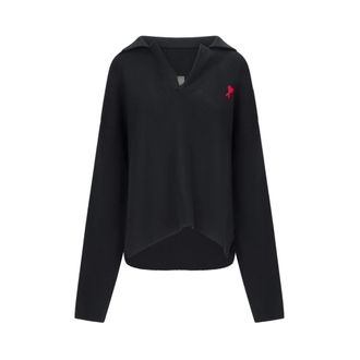 Ami Dames, Tops, Zwart, Maat: XL