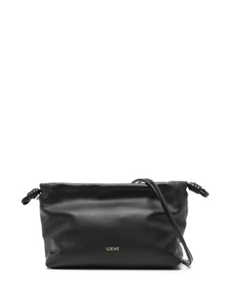 Loewe Flamenco leather clutch bag - women - Calf Leather/Lambskin - OS - Black