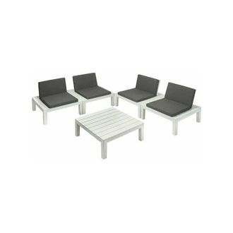 Progarden Salottino Set Api Bianco/Antracite Pz 4