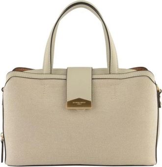 Pourchet Cavalcade Lin Handtas - Dames - Handtassen - Beige - ONE Size - Leer - Tassen