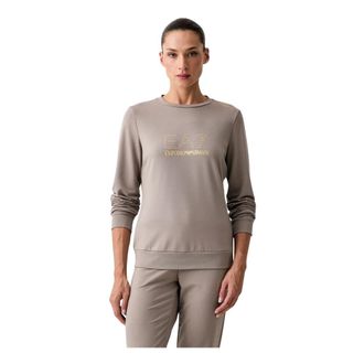 Emporio Armani Emporio Armani Ea7, Mujer, Sudaderas, Marr&oacute;n, Talla: XS