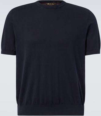 Loro Piana T-shirt in maglia di cotone