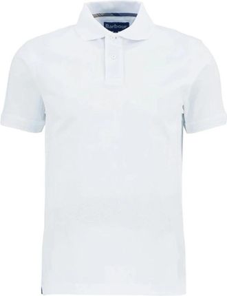 Barbour Wit Katoenen Poloshirt Tailored Fit - Heren - Polos - Wit - 2XL - Katoen - Tops