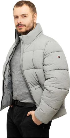 Champion Herenjas Grijs Nylon Polyester - Heren - Winterjassen - Grijs - S - Polyester - Jassen