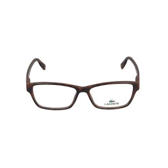 Lacoste Glasses, unisex, Brown, Size: 50 MM Stylish Eyeglasses in Havana Color