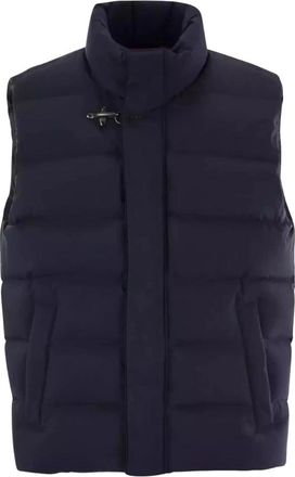 Fay Klassieke Navy Blue Gewatteerde Vest - Heren - Bodywarmers - Blauw - L - Jassen