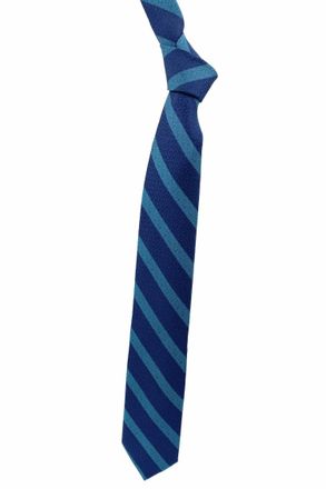 Robert Talbott Mens Textured Stripe Best Of Class Woven Silk Tie In Teal, Blue, And Black Multi