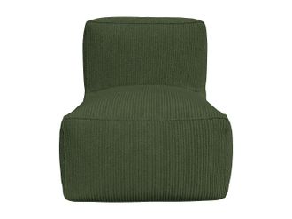 Vente-Unique Poltrona in Velluto a coste Verde - NOUMARA