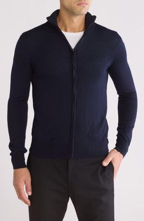 BOSS Amac Stand Collar Zip-Up Jacket in Dk Bu at Nordstrom Rack, Size Xxx-Large