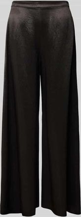 HUGO BOSS Regular Fit Weite Hose mit Nahtrei&szlig;verschluss Modell TORCAIN in Dunkelbraun, Gr&ouml;&szlig;e 32