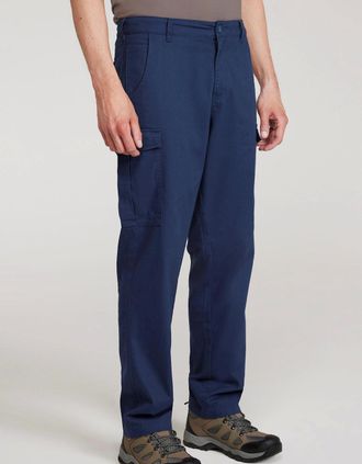 Mountain Warehouse Mens Mountain Warehouse Mens Lakeside Cargo Trousers - Blue - Size: 30