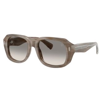 Brunello Cucinelli Acetaat Zonnebril met Gegradueerde Glazen - unisex - Accessoires - Beige - Maat: 53 MM