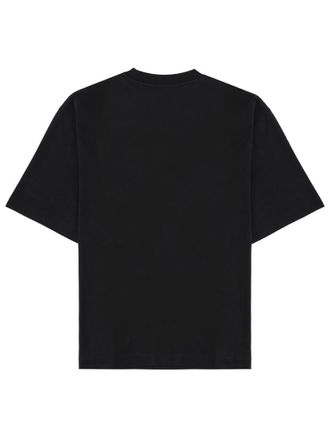 Off-white Logo-Print Cotton T-Shirt - Black