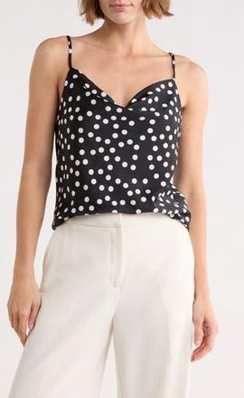 Renee C Sleeveless Cowl Neck Tank in Black at Nordstrom Rack, Size X-Small