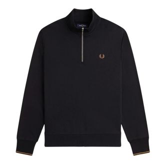 Fred Perry Uomo, Felpe, Nero, XL, new