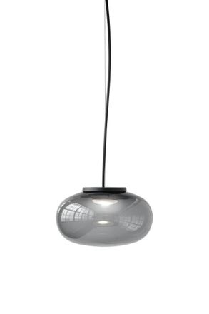 New Works Karl-Johan Pendant Lamp, Small Ø23, Smoked Glass, EU