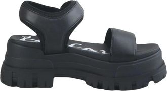 Buffalo Jojo Sandal - Dames - Sandalen - Zwart - 41 EU - Leer - Schoenen