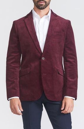The Savile Row Company Corduroy Sport Coat in Burgundy at Nordstrom Rack, Size 38Regular