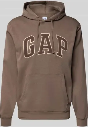 GAP Hoodie mit K&auml;ngurutasche in Taupe, Gr&ouml;&szlig;e XXL