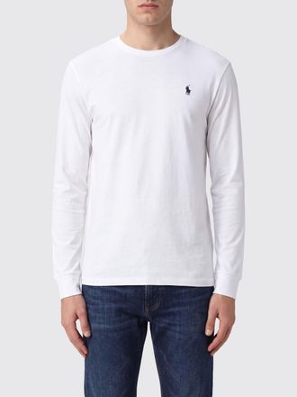 Polo Ralph Lauren Long-Sleeved Cotton T-Shirt with Pony Logo