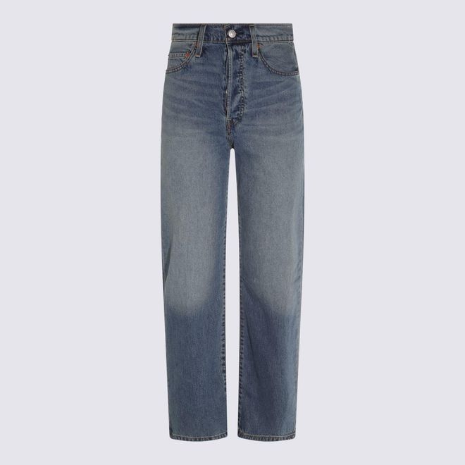 Levi's Blue Cotton Denim Jeans van € 118,95 - op Stylight
