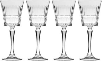 Godinger Set of 4 Regent Crystal Red Wine Glasses
